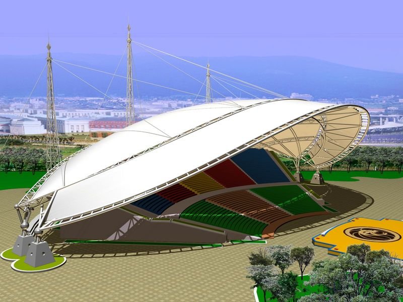 乐山体育场膜结构